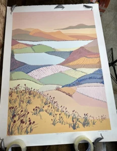 Tricia Cheek-Law "Equinox Uno" Hand Signed & Numbered Serigraph Art landscape 60 - Picture 1 of 21