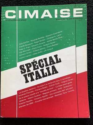 Vintage RARE 1982 Cimaise Magazine No 156-157 French Art + Architecture V2 - Image 1 of 4