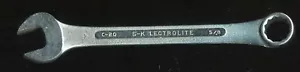 S-K LECTROLITE OFFSET COMBINATION WRENCH C-20 5/8 FORGED ALLOY STEEL  USA B929 - Bild 1 von 2