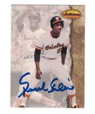 Paul Blair Signed Autographed 1994 Ted Williams Card Company Baltimore Orioles