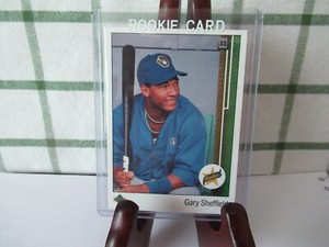 1989 Upper Deck Star Rookie GARY SHEFFIELD #13 RC Milwaukee Brewers