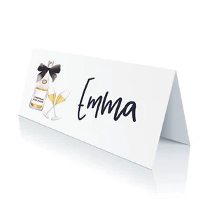 Cartoline Personalizzate, Nomi Tavoli per Matrimoni, Feste. Carte lino bianco - Foto 1 di 1