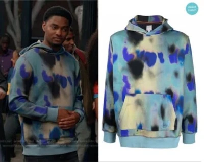 Sudadera con Capucha Paul Smith Para Hombres Caballeros Ink Derrame Estampado Tie-dye Talla XL Foto 1 de 4
