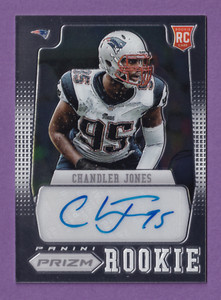 2012 Panini Prizm Autograph /499 Chandler Jones #246 Rookie Auto RC