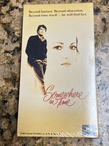 Vintage VHS Somewhere in Time Factory Sealed Christopher Reeves Cassette Tape - Picture 1 of 4