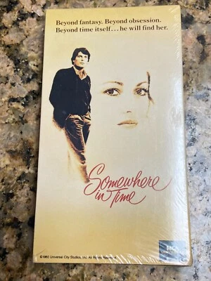 Vintage VHS Somewhere in Time Factory Sealed Christopher Reeves Cassette Tape - Image 1 of 4