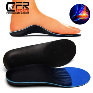 Orthotic Shoe Insoles Inserts High Arch Support Plantar Fasciitis Heel Spurs CFR - Picture 1 of 16