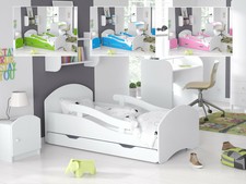 Letto singolo Bambino Lettino Bambini materasso Cassetto 140x70 o 160x70