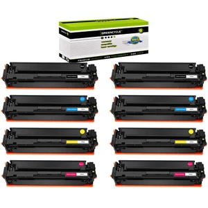 8PK Toner CF500A 01A 03A fit for HP 202A Color LaserJet Pro MFP M280nw M281fdn - Picture 1 of 24