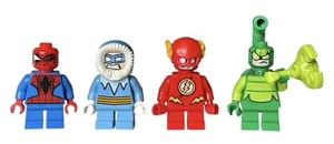 LEGO Lot of 4 Mighty Micros Flash + Captain Cold + Scorpion + Spider Minifigures - Picture 1 of 3