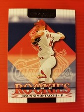 JASON SIMONTACCHI (SP) THE ROOKIES RC #3 ST LOUIS CARDINALS - 2002 DONRUSS MLB