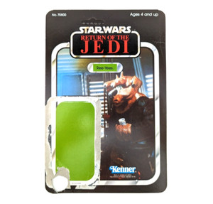 Star Wars Vintage 1983 Kenner Ree-Yees Unpunched 65-Back Cardback