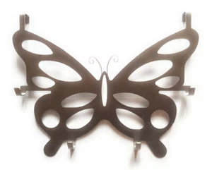Kleidertürhaken 4er - Schmetterling - Bild 1 von 4