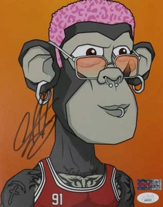 Dennis Rodman Chicago Autographed Photo 8x10 PIA - Picture 1 of 1