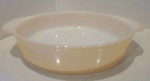 Vintage Fire King Anchor Hocking Peach Luster 8” Cake Baking Casserole Dish #450 - Picture 1 of 12