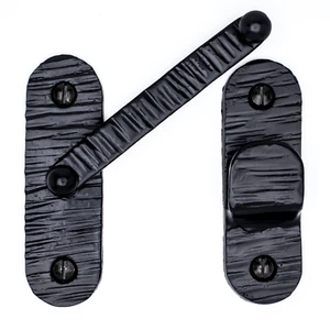 3.5" Flip Bar Latch Lock For Doors, Gates & Furniture Iron Hand Forged in Mexico - Picture 1 of 6