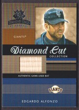 2003 Diamond Kings Cut Collection #DC-98 Edgardo Alfonzo BAT 233/500 SF Giants