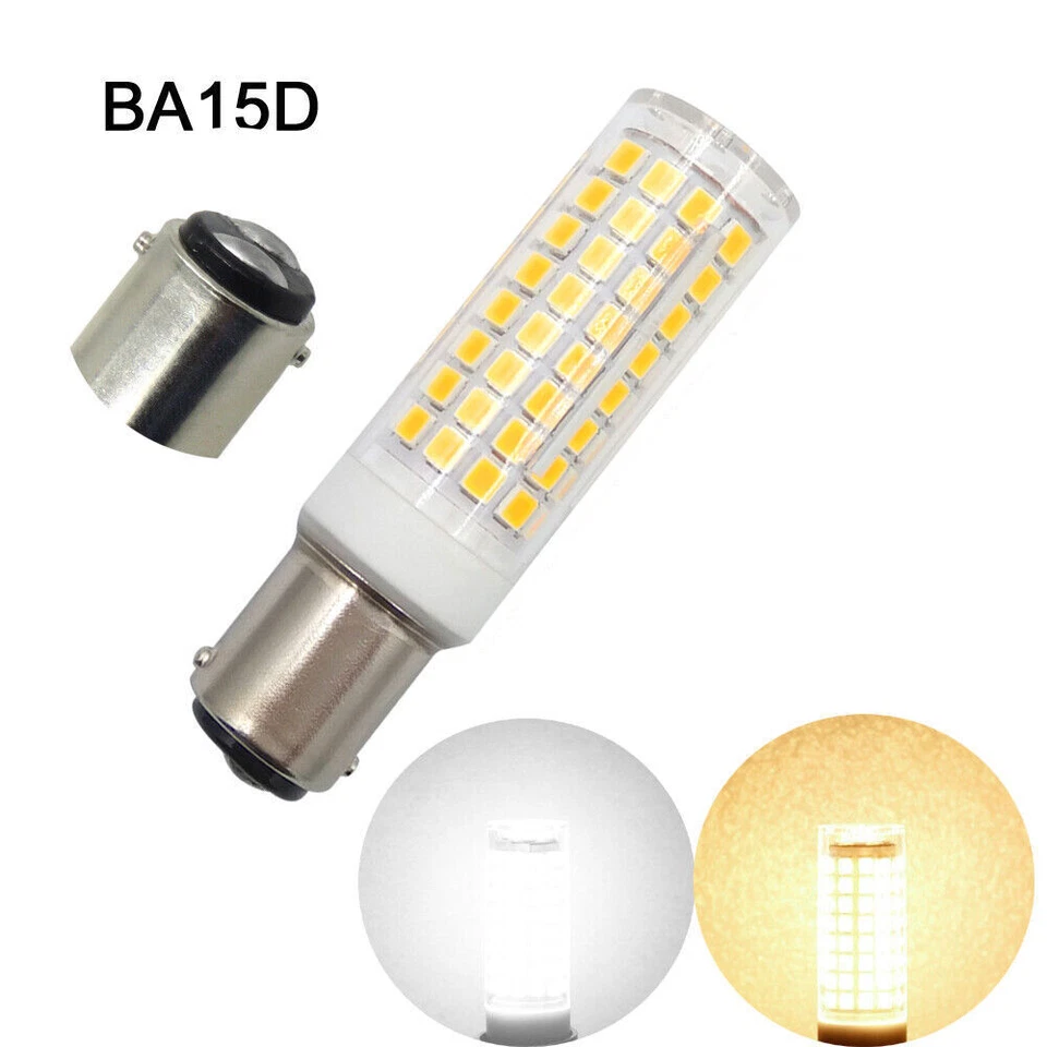 Ba15d B15D LED Bulb 102-2835SMD LED 7W 110V/220V Ceramics Light White/Warm - Image 1 of 4
