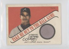 2004 Topps Cracker Jack Take Me Out to the Ballgame Relics Javy Lopez #TB-JL