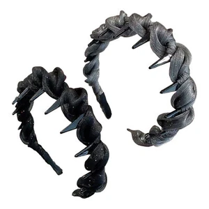 Girls' Anti-slip Toothed Hair Bands Tooth No Slip Headband Hairstyling Supplies - Picture 1 of 6