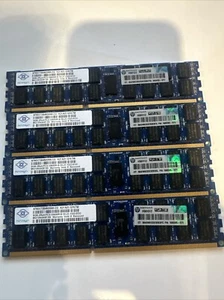 4 x HP Nanya NT8GC72B4NG0NK-CG 500662-B21 8GB PC3-10600 DDR3-1333MHz ECC CL9 - Picture 1 of 1