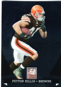 2011 Donruss Elite  Peyton Hillis #25 Cleveland Browns