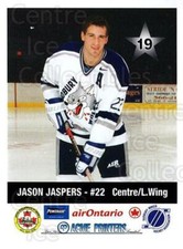 2000-01 Sudbury Wolves Police #19 Jason Jaspers