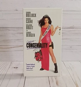 Miss Congeniality VHS Tape 2000 Action/Comedy Sandra Bullock Benjamin Bratt - Picture 1 of 11