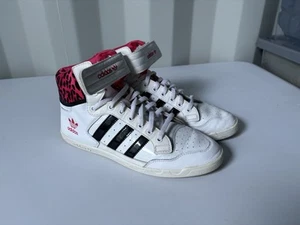 Adidas Centenia Hi White & Pink Animal Print High Top Trainers UK 7 Centennial - Bild 1 von 14