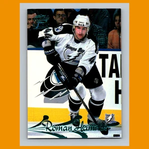 Roman Hamrlik #173 1997-98 Pacific Paramount Emerald Tampa Bay Lightning Hockey - Picture 1 of 3