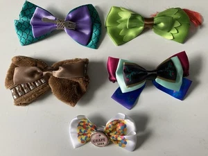 5 Disney Star Wars Hair Clips (Chewbacca, Ariel, Anna Of Frozen, Peter Pan, Up!) - Picture 1 of 11
