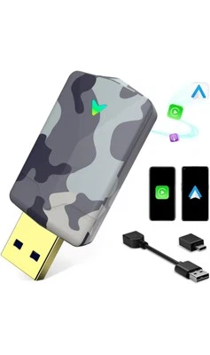 Mini Carplay and Android Auto Wireless Compatible with iOS10+/Android 11+  - Image 1 of 4