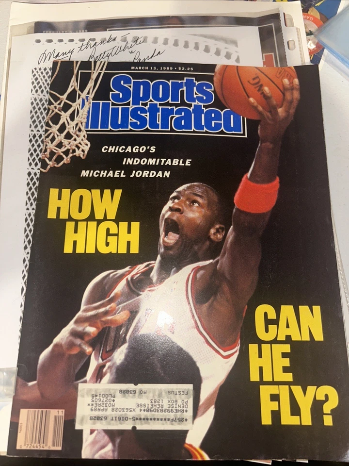 Sports Illustrated March 13, 1989  Michael Jordan- How High Can He Fly? - Image 1 of 1
