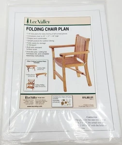 Lee Valley Klappstuhl Holz Muster und Anleitung DIY - Bild 1 von 5