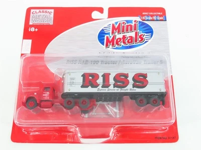 HO Scale CMW Mini Metals 31147 RISS HI R-190 Tractor w/ Aerovan Trailer Set - Image 1 of 4