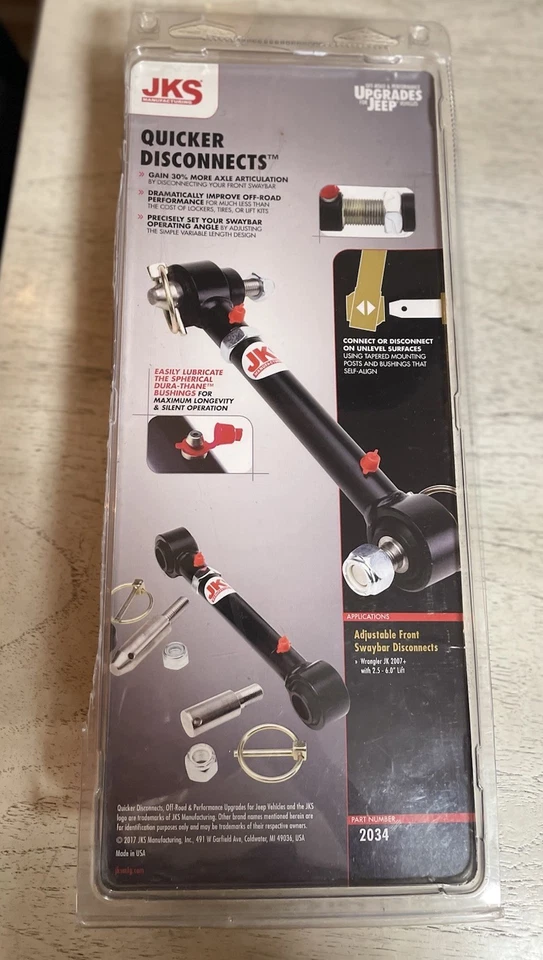 KIT DE ELEVACIÓN desconexiones más rápidas JKS Manufacturing JKS2034 Foto 1 de 4