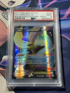 Pokemon Cresselia 143/149 Black & White Boundaries Crossed Full Art Rare PSA 9 - Picture 1 of 2
