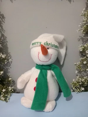 Retro Snowman Christmas Plush Toy - Image 1 of 4