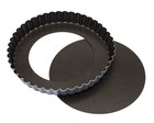 Matfer Bourgeat Exopan Fluted Non-stick Tart/Quiche Pan Removable Bottom 9.5"