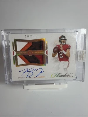 2021 Panini Flawless Dual Rookie Patch Autograph /25 Kyle Trask RDPA-KTR - Image 1 of 3