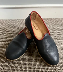 NUEVOS Zapatos planos sin cordones de cuero para mujer Charix talla EU 37 US 7 - Azul marino oscuro - Imagen 1 de 15