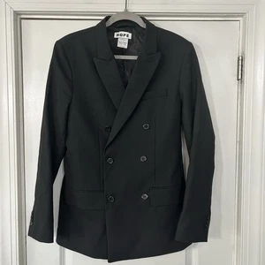 HOPE Stockholm Double Breasted Sharp Blazer EU 36 US 4 Fitted Jacket Minimalist - Picture 1 of 18