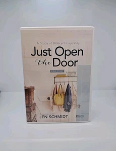 Just Open the Door a Study of Biblical Hospitality Jen Schmidt 2 DVD Bible Study - Picture 1 of 4