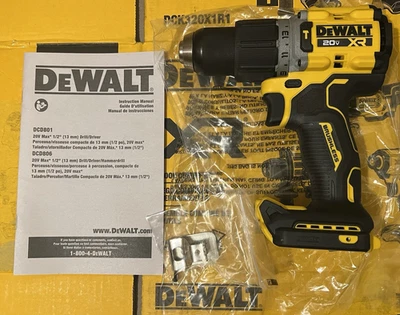 DEWALT 20V MAX XR 1/2” Brushless Hammer Drill/Driver. 2025 Model. DCD806B - Image 1 of 4