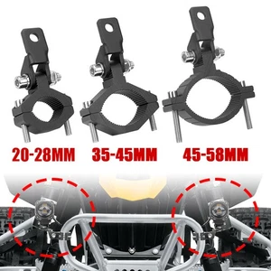 Motorcycle Front Fork Mount Clamp Turn Signal Light Headlight Mount Bracket ATV - Picture 1 of 16