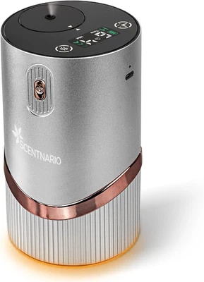 Diffuser Für Ätherische Öle, Duftöl Diffuser - Auto Diffusor 2 Modi, 4 Kaltnebel - Bild 1 von 4