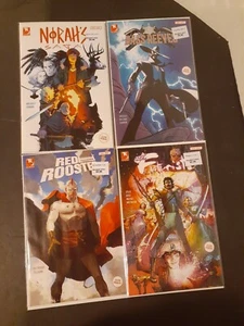 Set of Allegiance Arts 1st issues Walmart Exclusive! Breitweiser Guice NM Sticke - Picture 1 of 5