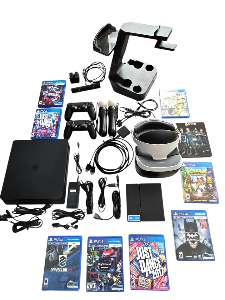 Sony PlayStation 4 , Games, motion controller, camera, display stand and more - Image 1 of 4