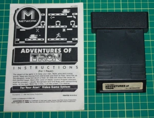 Atari 2600 Game Cart and Manual: M Network Adventures of Tron - Picture 1 of 2