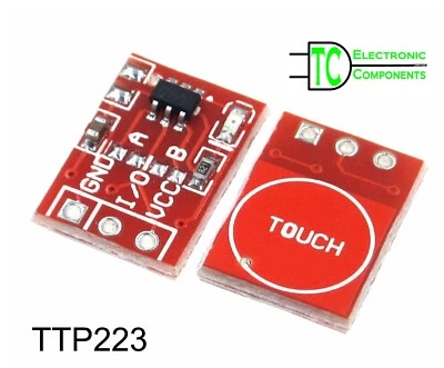 TTP223 Capacitive Touch Switch Sensor PCB Suitable for Arduino Raspberry Pi - Image 1 of 4